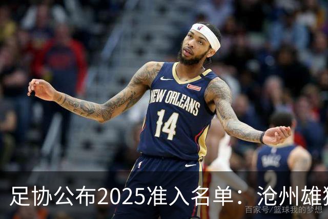 足协公布2025准入名单：沧州雄狮、广州队无缘
